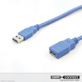 USB A naar USB A 3.0 kabel, 3m, m/f