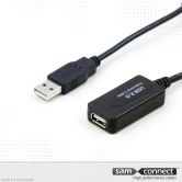USB A naar USB A 2.0 verlengkabel, 10 m, m/f