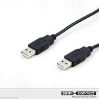 USB A naar USB A 2.0 kabel, 1.8m, m/m