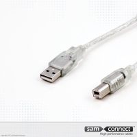 USB A naar USB B printer kabel, 3m, m/m